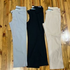 3 NWOT Brand new never worn Peter Millar performance stretch pants